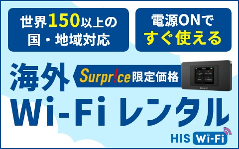 Surpr!ce限定価格でご提供中！Wi-Fiをお得に利用しよう！